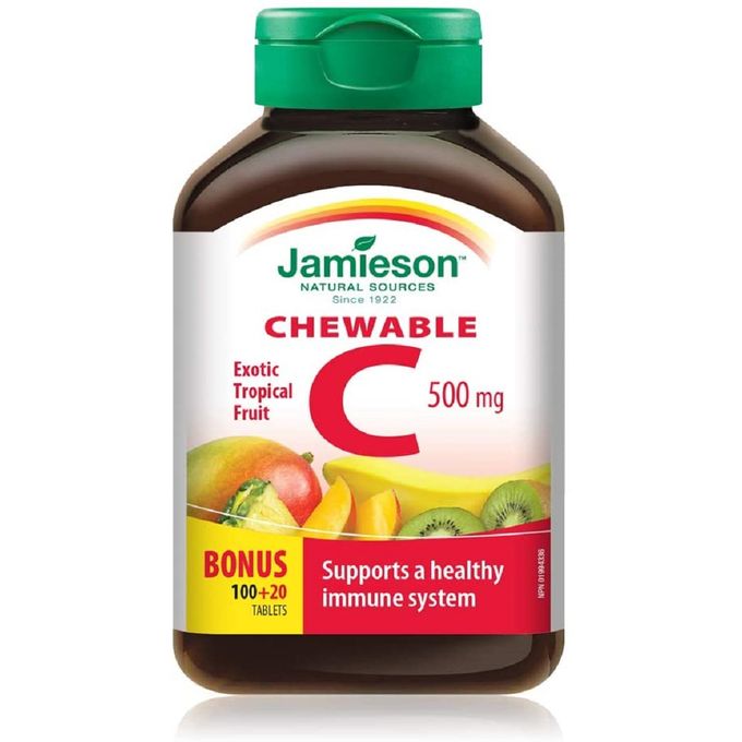 Jamieson Chewable C 500MG Tablets 120`S